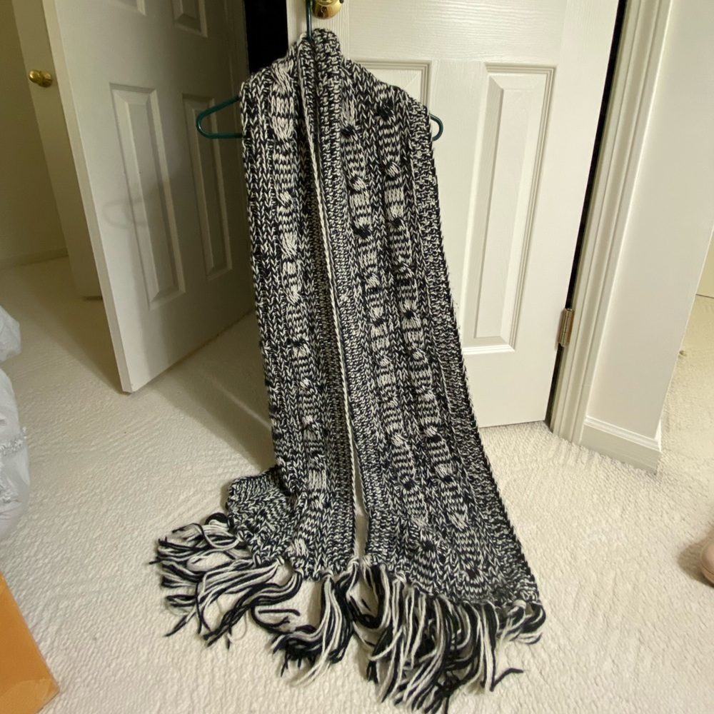 Long and warm winter scarf
